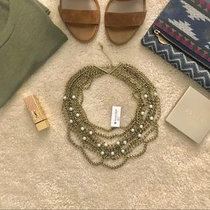 Pearl Courtney Bib Necklace from Baublebar